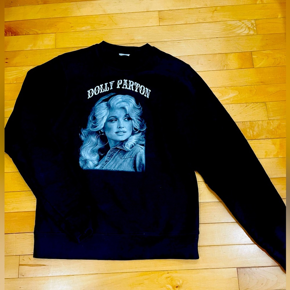 Black Dolly Parton Sweatshirt